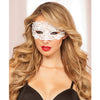 Lace Eye Mask w/Satin Ribbon Ties - Red