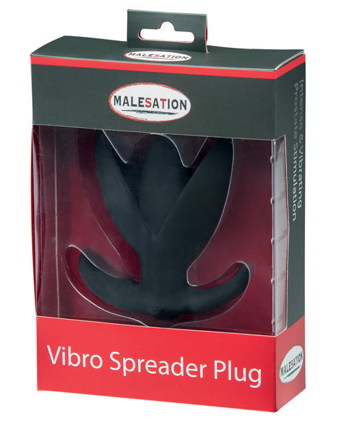 MALESATION Vibro Spreader Plug - Black