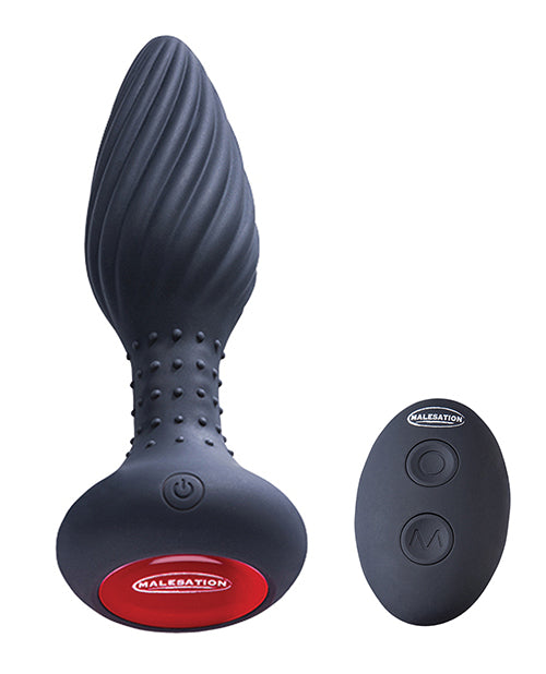 MALESATION Vibro Rimming Plug - Black