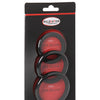 MALESATION Cock Ring Set - Pack of 3 Black