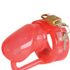MALESATION Silicone Penis Cage Small - Red