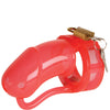 MALESATION Silicone Penis Cage Large - Red