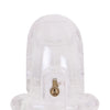 MALESATION Chastity Cage - Clear