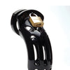 The Curve 3 3/4" Curved Cock Cage & Lock Set  - Black