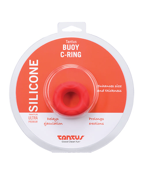 Tantus Buoy C Ring - Medium Crimson