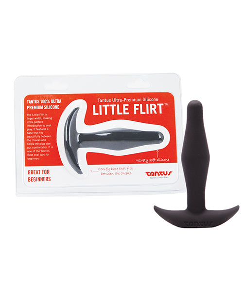 Tantus Lil' Flirt Silicone Plug - Onyx