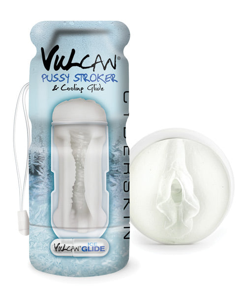Vulcan Pussy Stroker w/Cooling Glide - Frost