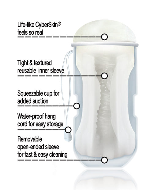 Vulcan Ass Stroker w/Cooling Glide - Frost
