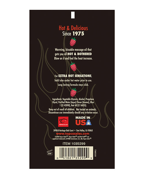 Hot Stuff Oil - 6 oz Raspberry