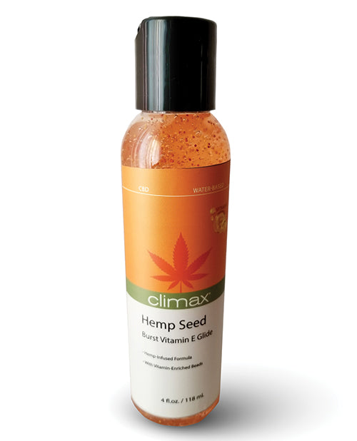 Climax Hemp Seed Burst Vitamin E Glide - 4 oz