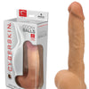 CyberSkin Cyber Cock w/Balls Medium - Flesh