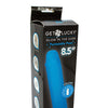 Get Lucky 8.5" Glow in the Dark Periwinkle Peen Dildo
