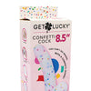Get Lucky 8.5" Real Skin Confetti Cock - Multi Color