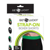 Get Lucky Strap On Boxers - XS-S Black/Green
