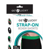 Get Lucky Strap On Boxers - XL-XXL Black/Green