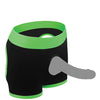 Get Lucky Strap On Boxers - XL-XXL Black/Green
