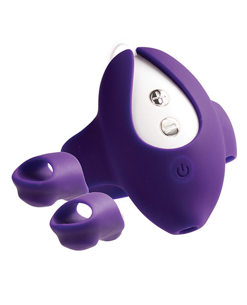 VeDO Kimi Dual Finger Vibe w/Remote Control - Deep Purple