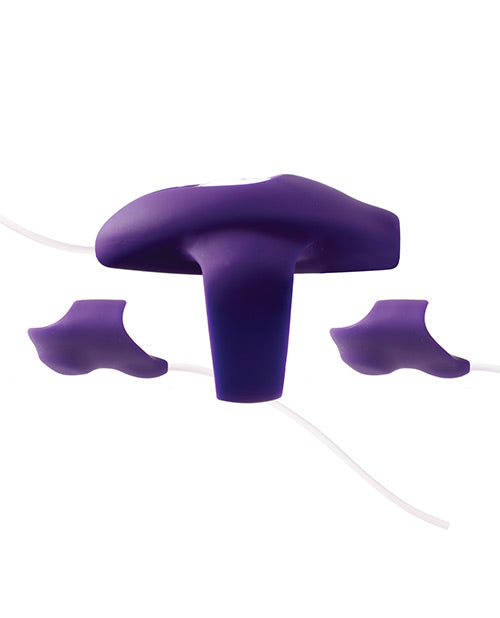 VeDO Kimi Dual Finger Vibe w/Remote Control - Deep Purple