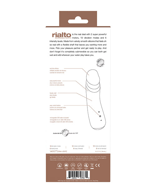 VeDo Rialto Rechargeable Vibe - Assorted Colors