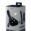 VeDO Strapped Rechargeable Vibrating Strap On - Just Black