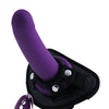 VeDO Strapped Rechargeable Vibrating Strap On - Deep Purple