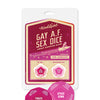 '=Wood Rocket Gay AF Lesbian Couples Sex Game - Fuchsia