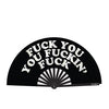 Wood Rocket Fuck You You Fucking Fuck Fan - Black
