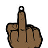 Wood Rocket Middle Finger Brown Air Freshener - Cologne