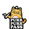 Wood Rocket Purr Purr Pass Air Freshener - Green Grass