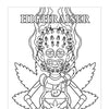 Wood Rocket Killer Buds Adult Coloring Book