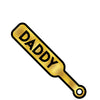 Wood Rocket Sex Toy Daddy Paddle Pin - Gold