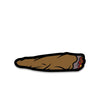 Wood Rocket Weed Blunt Pin - Brown