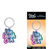 Wood Rocket Live Laugh Cum Keychain - Multi Color