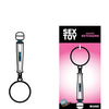 Wood Rocket Sex Toy Wand Keychain - White