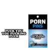 Wood Rocket Porn Fuck Fuck Fuck Pin - Black/White
