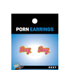 Wood Rocket Porn Sexy Earrings - Pink/Gold