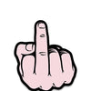Wood Rocket Middle Finger Pin - Ivory
