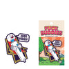 Wood Rocket Fuck Buddies Just Vibin' Pin - Multi Color