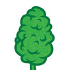 Wood Rocket Weed Nug Pin - Green