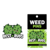Wood Rocket Weed Best Buds Pin - Green