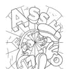 Wood Rocket Suck My Crayon Swear Word Coloring Book