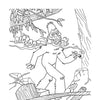 Wood Rocket Who Smokes Weed Coloring Book