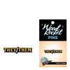 Wood Rocket They/Them Pin - Black/Gold