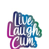 Wood Rocket Live Laugh Cum Large Pin - Multi Color