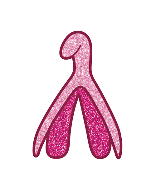Wood Rocket Clitoris Large Pin - Pink