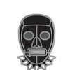 Wood Rocket Sex Toy Bondage Mask Large Pin - Black