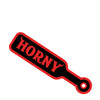 Wood Rocket Sex Toy Horny Paddle Large Pin - Black/Red