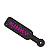 Wood Rocket Sex Toy Kinky Paddle Large Pin - Black/Pink