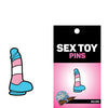 Wood Rocket Sex Toy Trans Pride Dildo Large Pin - Multi Color