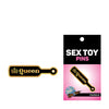 Wood Rocket Sex Toy Queen Paddle Large Pin - Black/Gold
